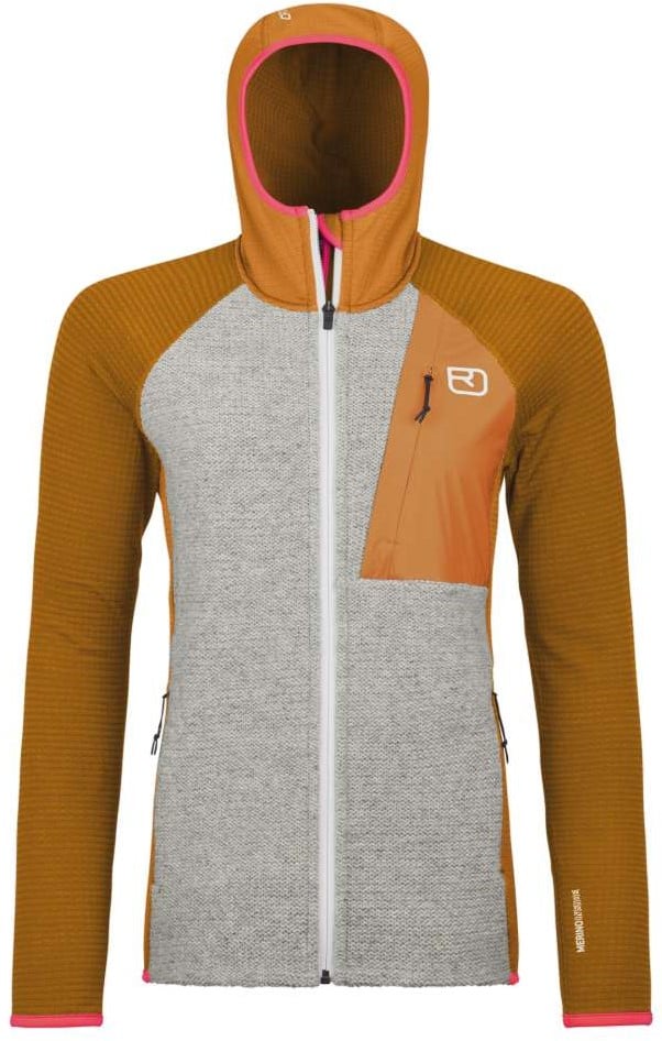 Ortovox Fleece GP Classic Knit Hoody W Autumn Leaves L Your specialist in outdoor wintersports fieldhockey and more